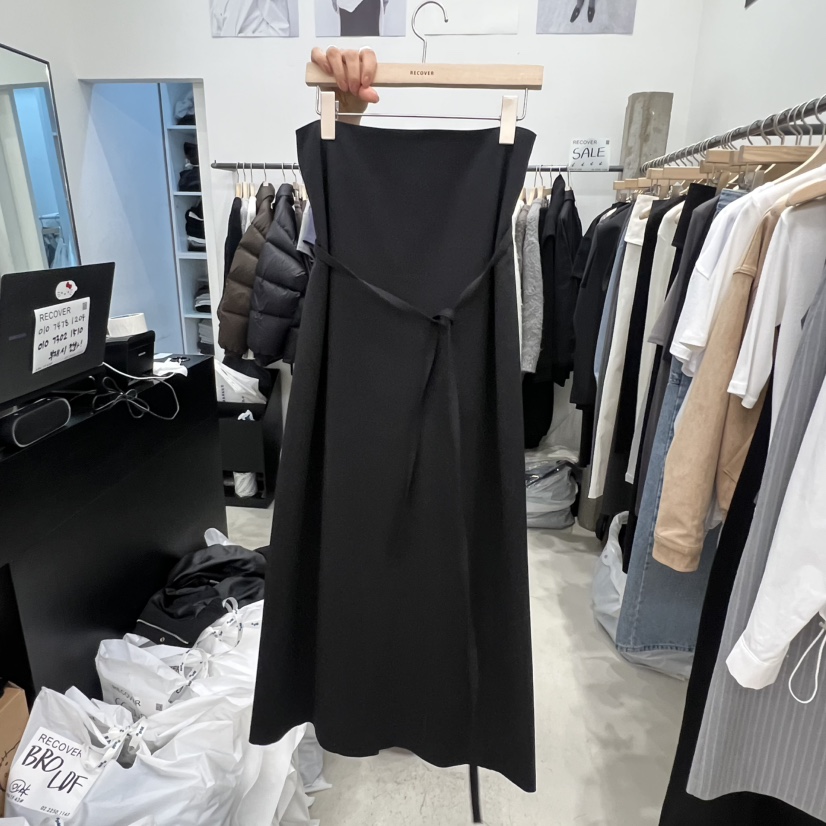 RECOVER東大門實拍女裝新品推薦職業時尚熱賣26春季長裙含腰帶RECOVER/MOMENT長裙圖色1