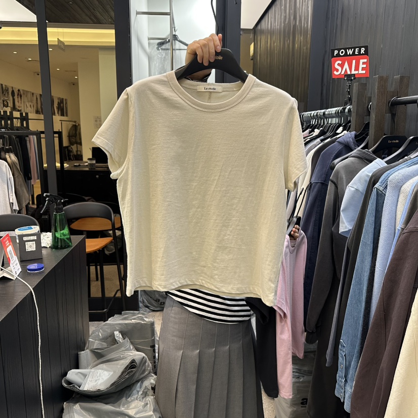 LE ETOILE東大門直郵女裝新款熱賣人氣推薦休閑26春季T恤LE ETOILET恤圖色2