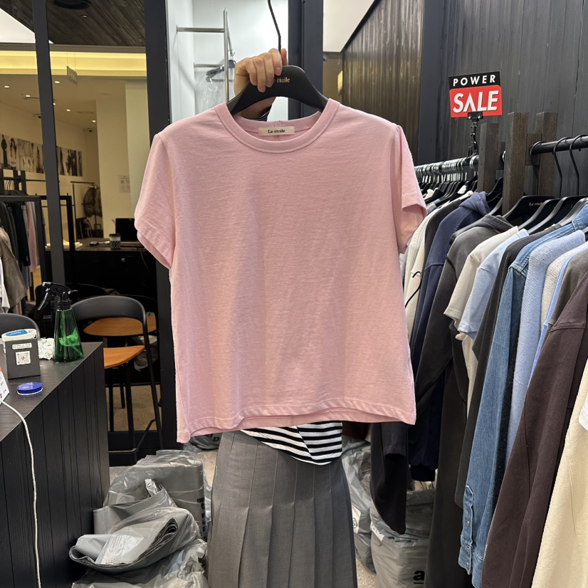 LE ETOILE東大門直郵女裝新款熱賣人氣推薦休閑26春季T恤LE ETOILET恤圖色3