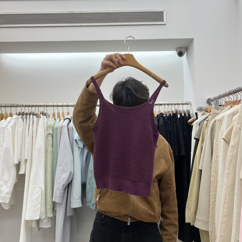 DRESS ROOM韓國直郵女士新款時尚休閑26春季人氣吊帶背心DRESS ROOM吊帶/背心