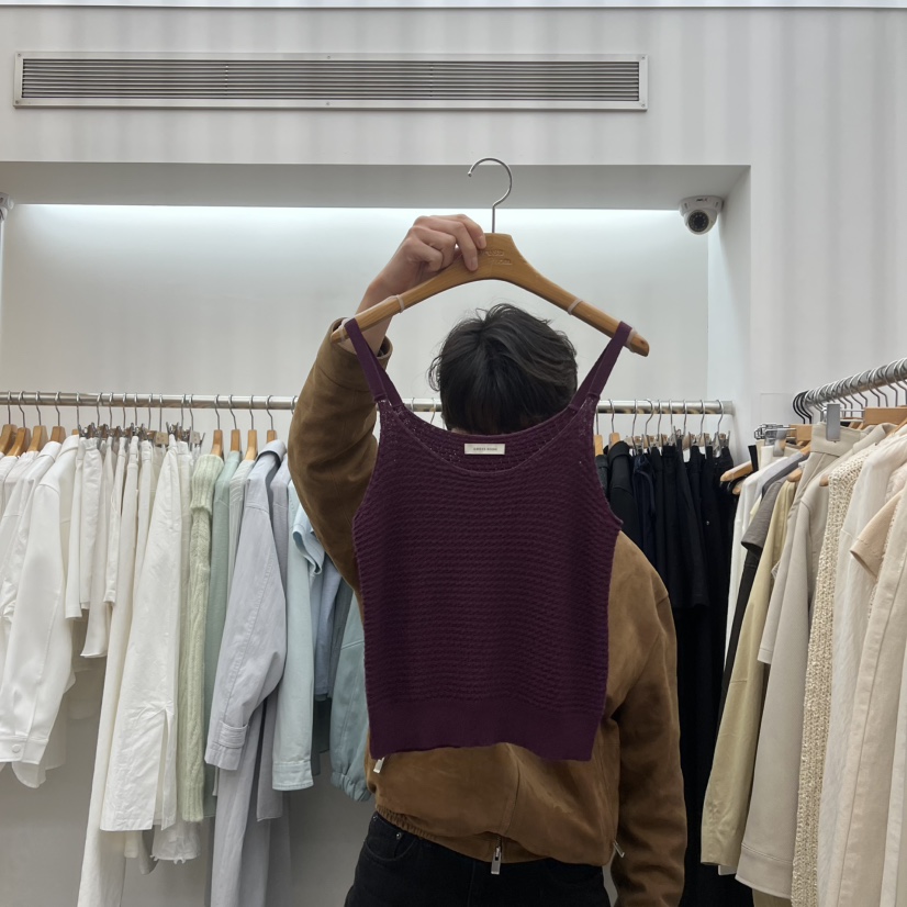 DRESS ROOM韓國直郵女士新款時尚休閑26春季人氣吊帶背心DRESS ROOM吊帶/背心圖色1