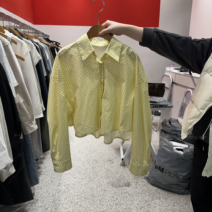 ATPZ東大門代購女士新品時尚職業推薦26春季休閑襯衫蕾絲衫ATTENTION PLEAES襯衫/蕾絲衫圖色1