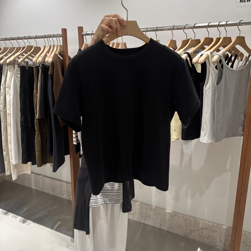 ANDMORE BUTTON韓國直郵女士新品推薦休閑職業熱賣人氣T恤ANDMORE BUTTONT恤圖色6