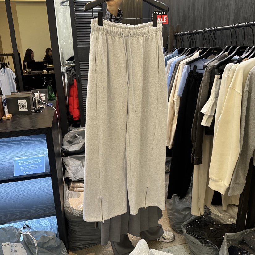 LE ETOILE韓國代購女裝新品休閑熱賣職業人氣休閑褲拉鏈LE ETOILE休閑褲圖色2