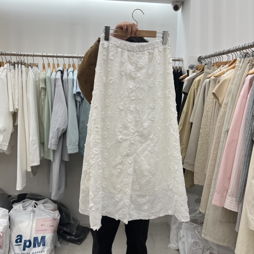 DRESS ROOM韓國直郵女士新品職業推薦熱賣半身裙中短裙棉DRESS ROOM半身裙/中短裙