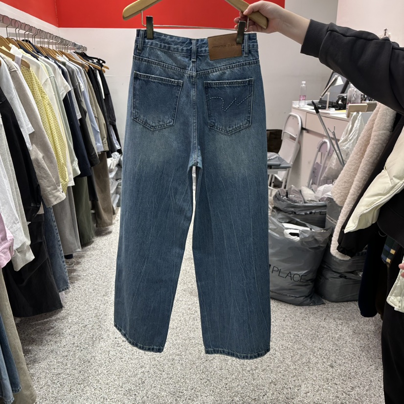 ATPZ東大門實拍女士新款休閑推薦時尚26春季人氣熱賣牛仔褲ATTENTION PLEAES牛仔褲