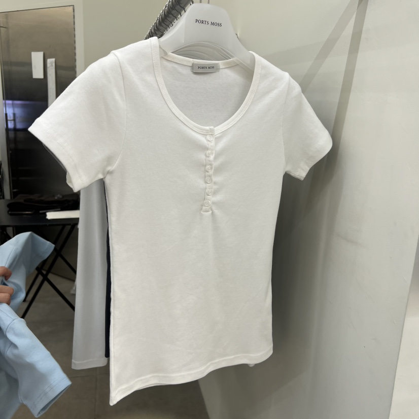 PORTS MOSS東大門實拍女士新品休閑時尚人氣熱賣推薦T恤PORTS MOSST恤圖色3