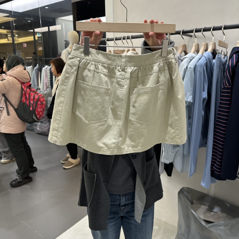 AURA韓國直郵女裝新款休閑推薦人氣26春季熱賣短裙荷葉邊Au ra短裙