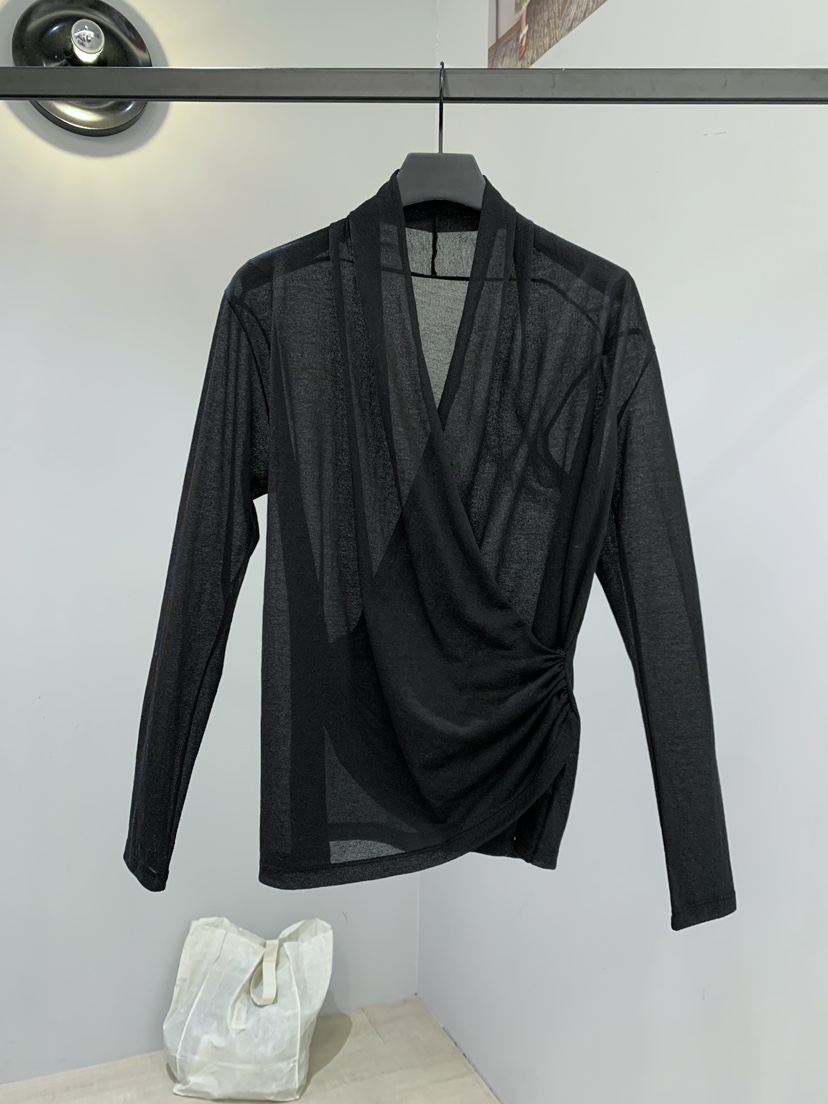 SOFTNESS東大門實拍女士新款26春季休閑熱賣長袖T恤披肩透明Softness/Cosmic長袖T恤圖色2