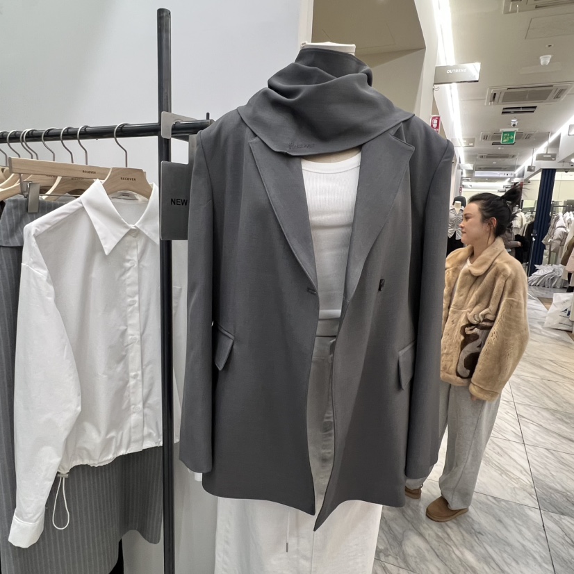 RECOVER東大門直郵女裝新款職業時尚休閑熱賣26春季套裝圍巾RECOVER/MOMENT套裝圖色2