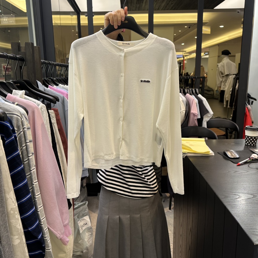 LE ETOILE韓國代購女士新品職業人氣26春季推薦時尚針織衫LE ETOILE針織衫圖色1