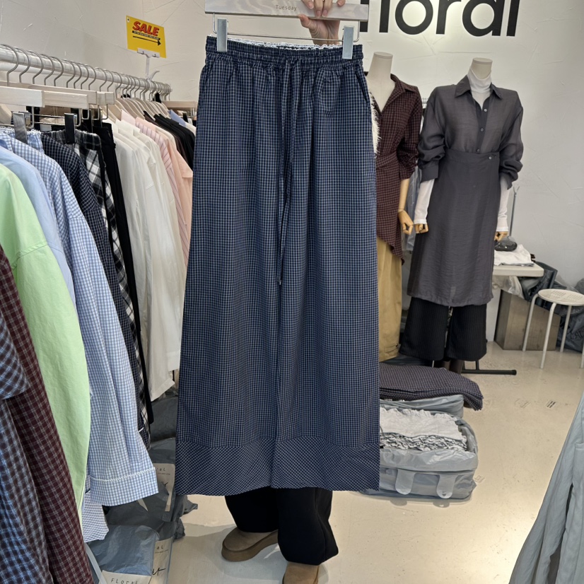 FLORAL韓國代購女士新款推薦熱賣26春季人氣休閑時尚休閑褲FLORAL休閑褲圖色2