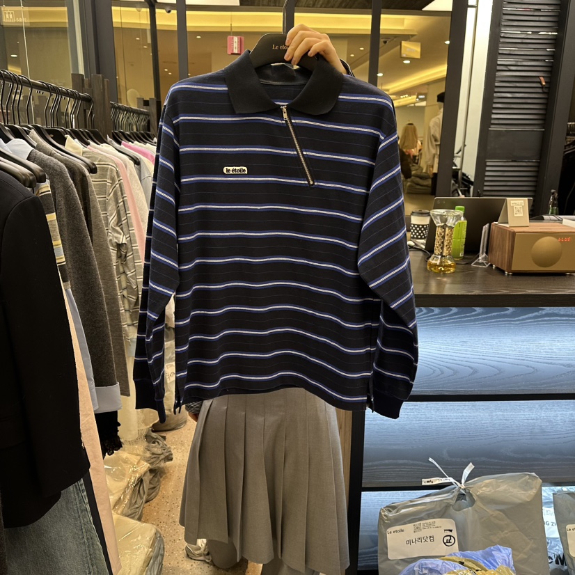 LE ETOILE韓國直郵女裝新款職業26春季時尚推薦衛衣拉鏈LE ETOILE衛衣圖色2