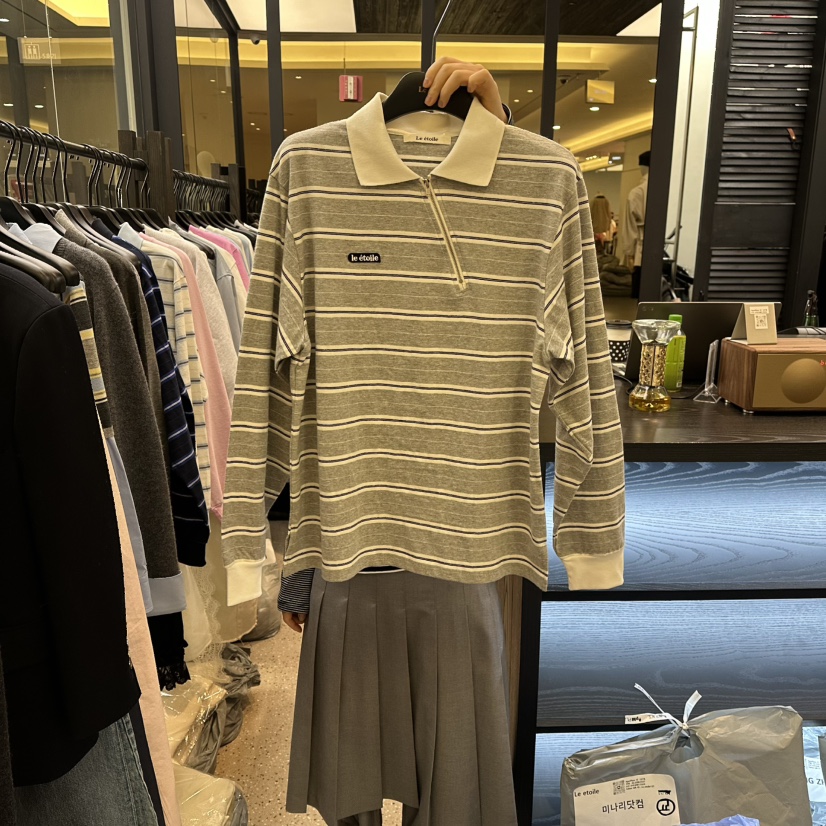 LE ETOILE韓國直郵女裝新款職業26春季時尚推薦衛衣拉鏈LE ETOILE衛衣圖色3