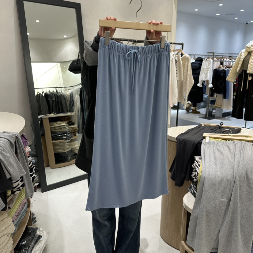 AURA韓國代購女裝新款推薦26春季休閑人氣時尚熱賣職業長裙Au ra長裙圖色2