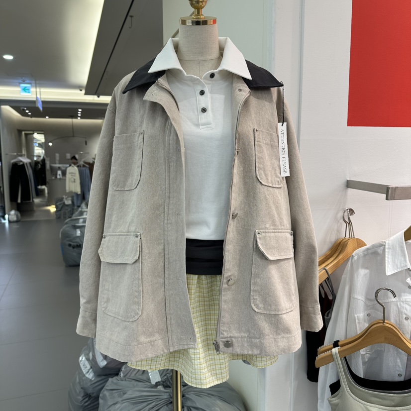 ATPZ東大門代購女士新品熱賣人氣休閑時尚推薦職業26春季夾克ATTENTION PLEAES夾克圖色2