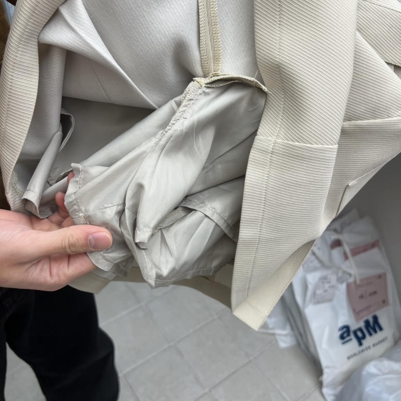 DRESS ROOM東大門實拍女士新款26春季休閑時尚短裙含腰帶DRESS ROOM短裙