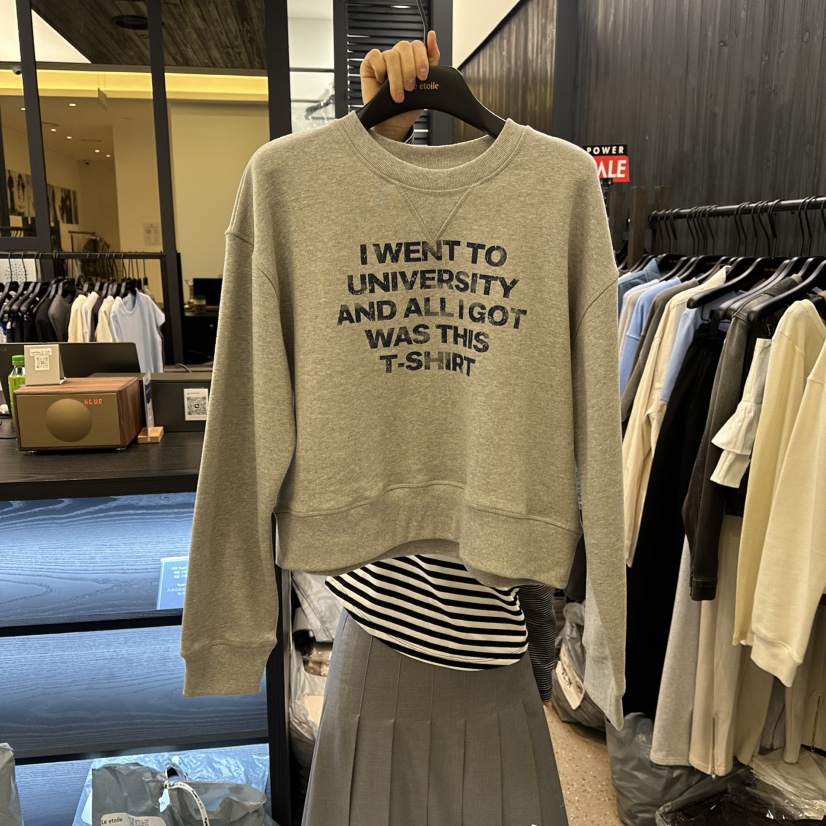 LE ETOILE東大門直郵女裝新品時尚職業26春季人氣休閑衛衣LE ETOILE衛衣圖色1