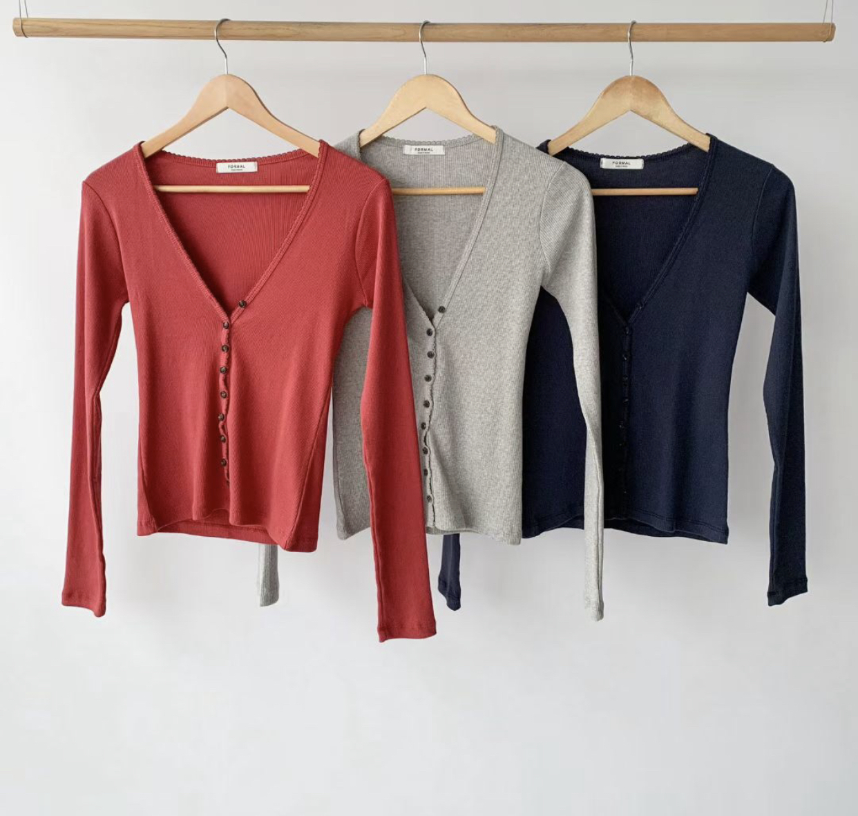 FORMAL東大門實拍女士新品真品推薦時尚人氣26春夏針織衫FORMAL針織衫圖色3左三色