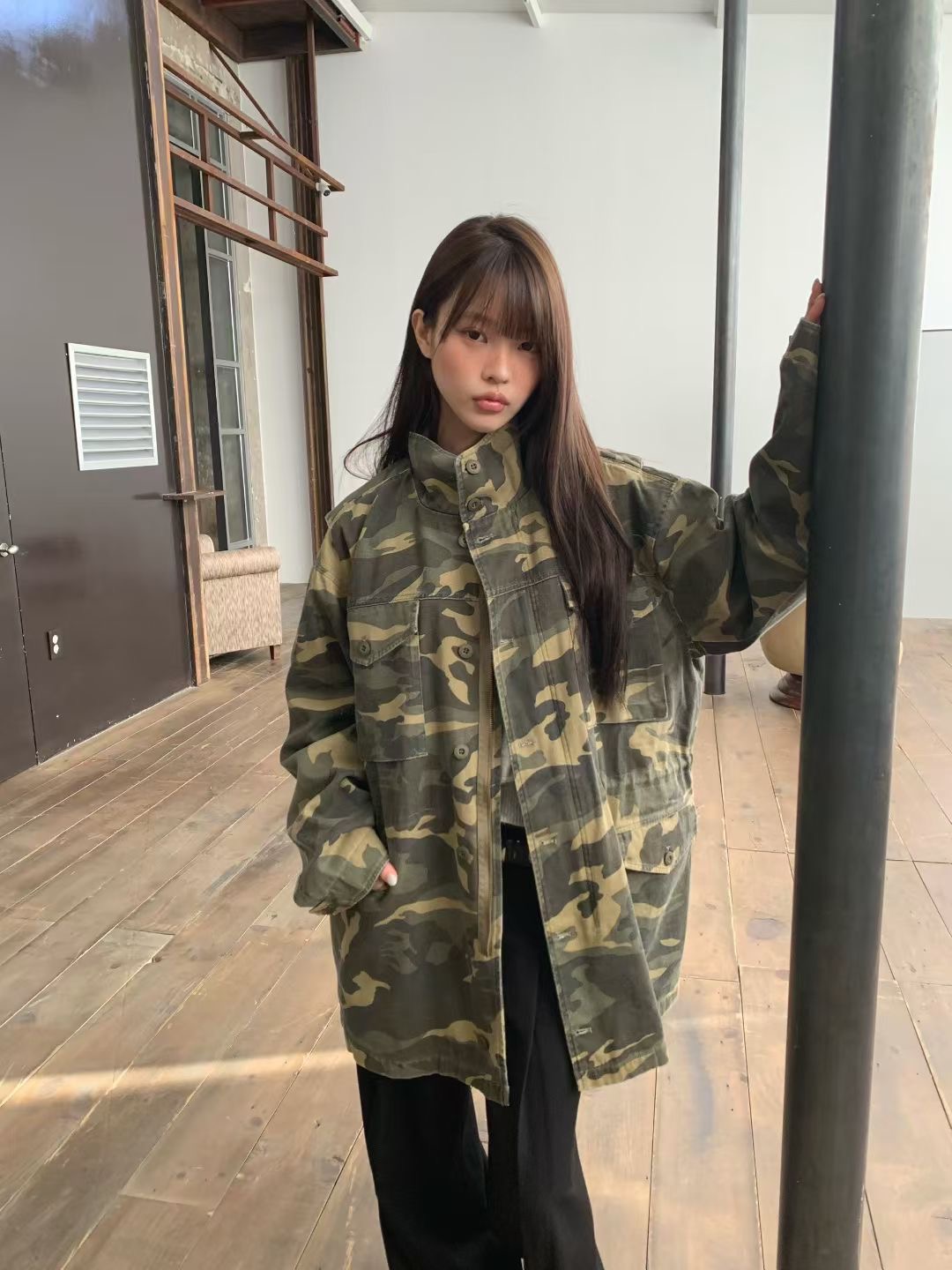 FORMAL韓國直郵女裝新款時尚推薦真品熱賣26春夏夾克復古FORMAL夾克圖色1