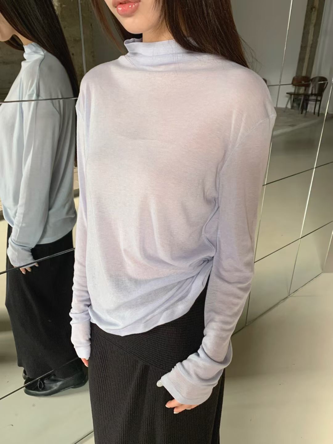 FORMAL東大門實拍女裝新品推薦休閑時尚熱賣真品職業長袖T恤FORMAL長袖T恤圖色2