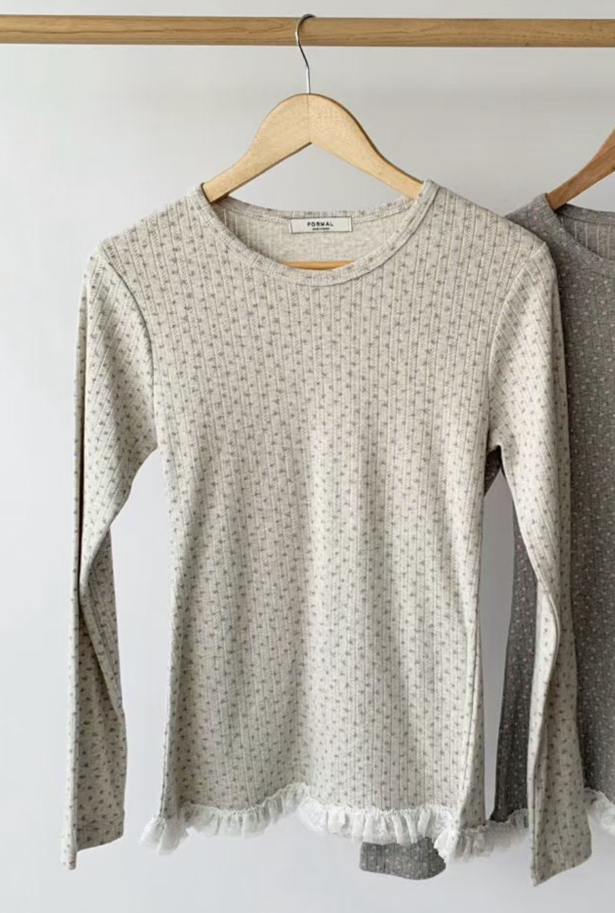 FORMAL東大門直郵女裝新款熱賣人氣職業休閑真品26春夏長袖T恤FORMAL長袖T恤圖色1