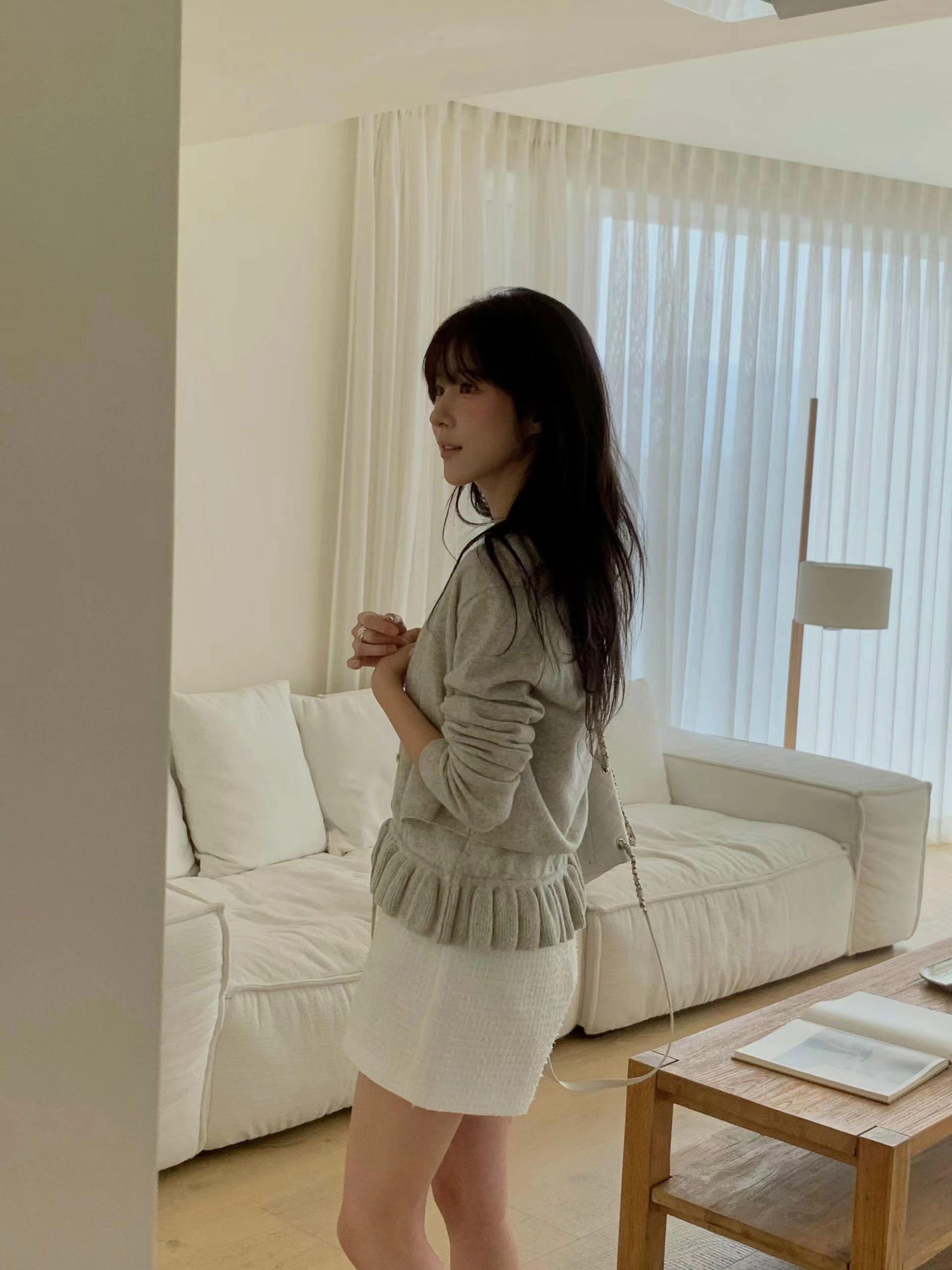 MIELLE-미엘르-OT東大門直郵女裝新款推薦針織衫不含吊帶開衫MIELLE-미엘르-OT針織衫