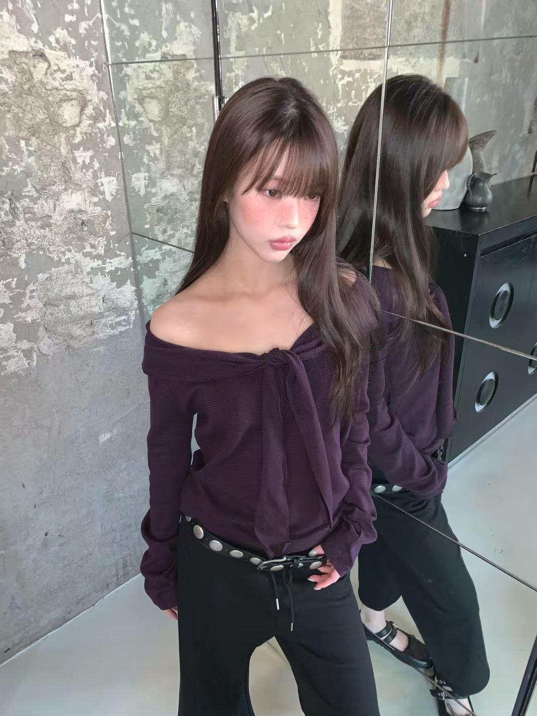 FORMAL韓國直郵女士新品真品熱賣時尚休閑26春夏人氣長袖T恤FORMAL長袖T恤圖色1