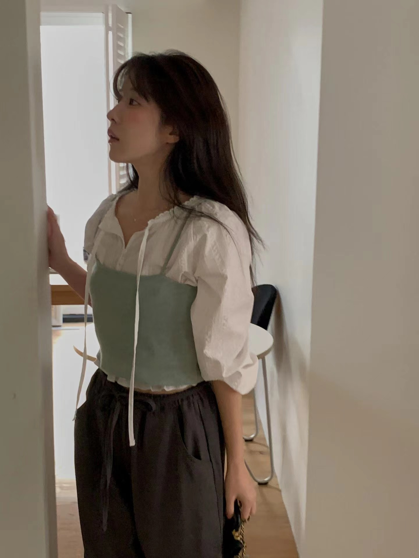 MIELLE-미엘르-OT東大門實拍女裝新款休閑吊帶背心不含內搭MIELLE-미엘르-OT吊帶/背心圖色2