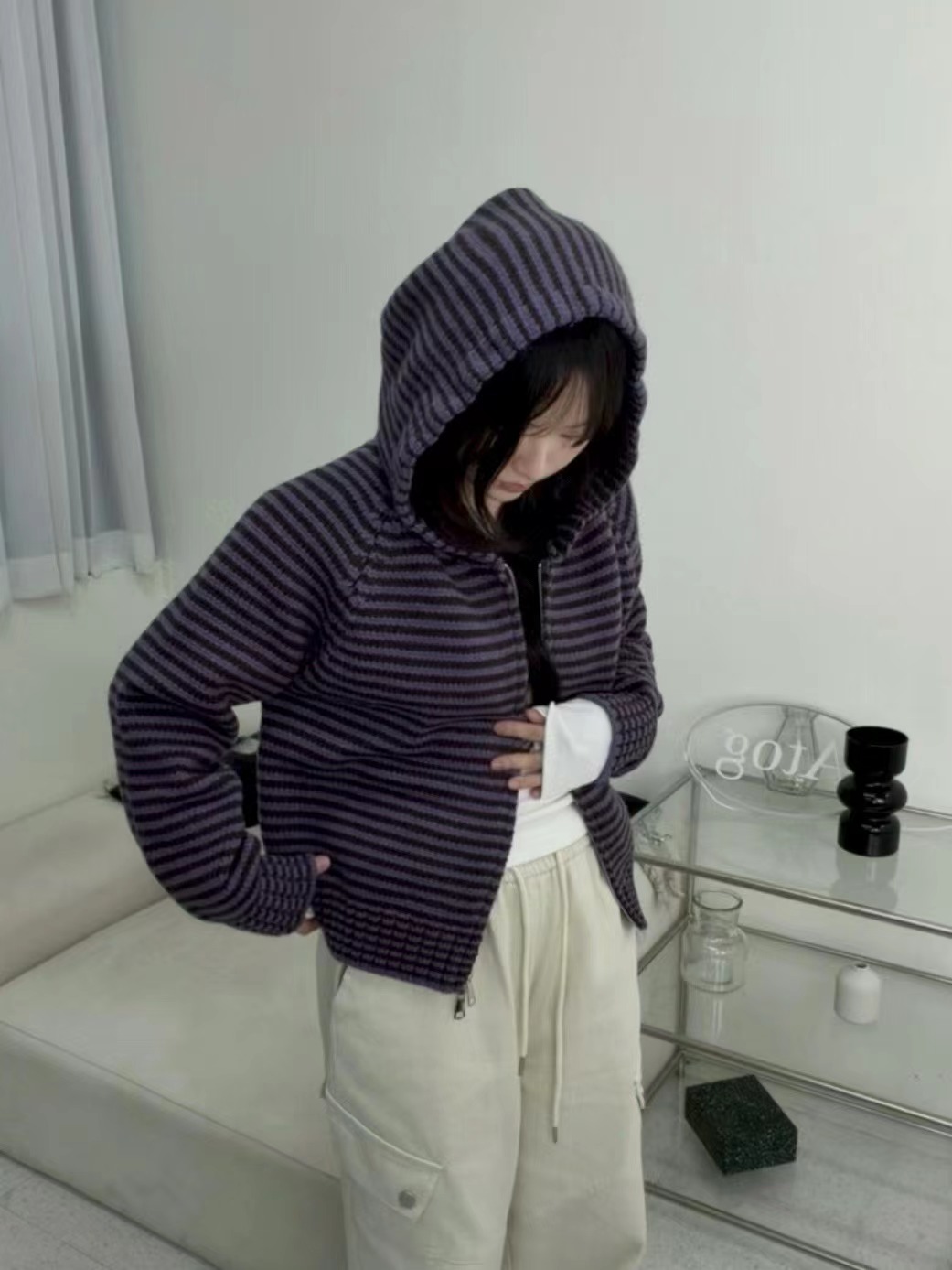 POETE-OT東大門實拍女裝新款真品推薦熱賣休閑26春夏針織衫POETE針織衫圖色4