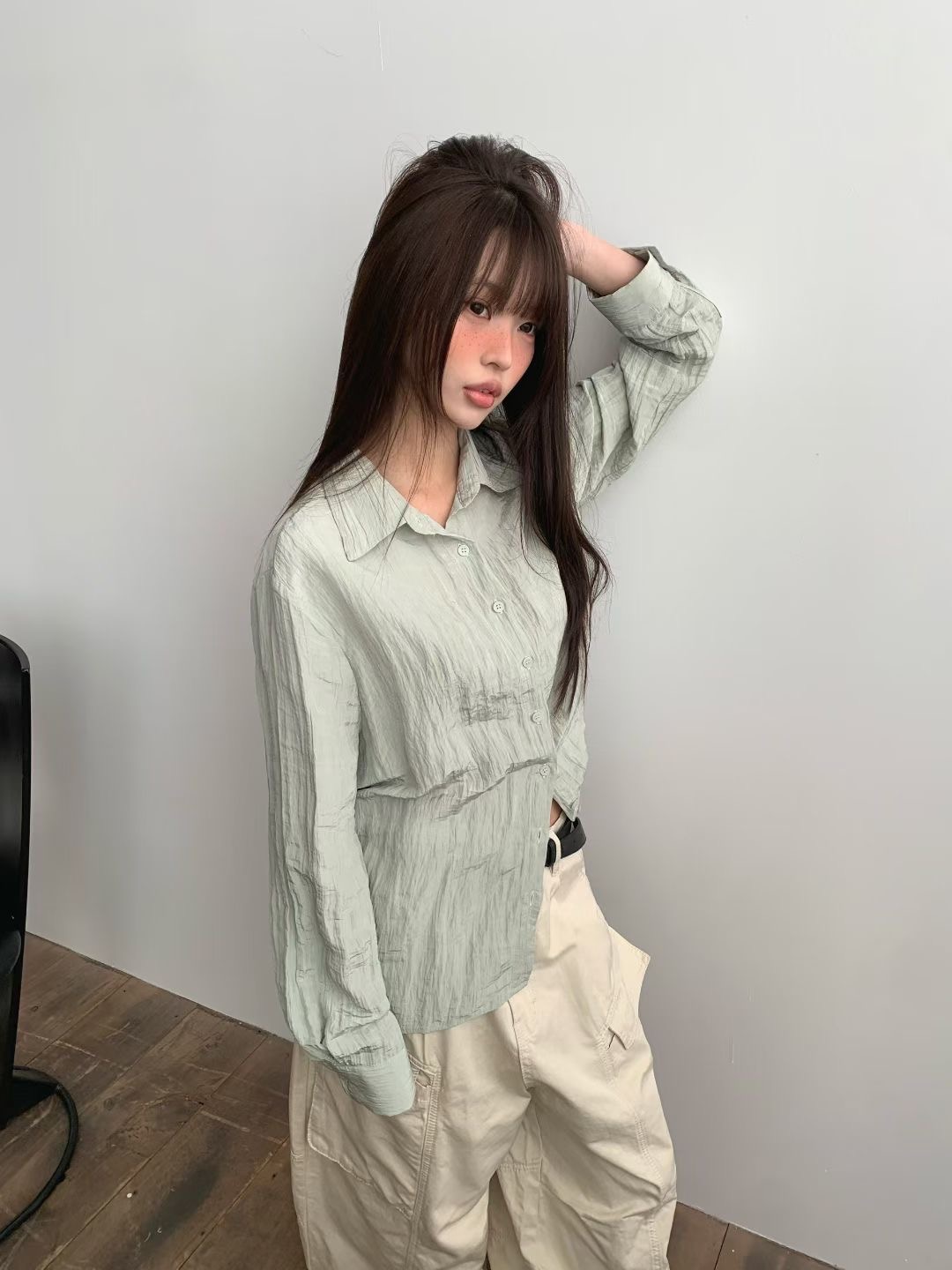 FORMAL韓國直郵女裝新品26春夏職業真品人氣熱賣襯衫蕾絲衫FORMAL襯衫/蕾絲衫