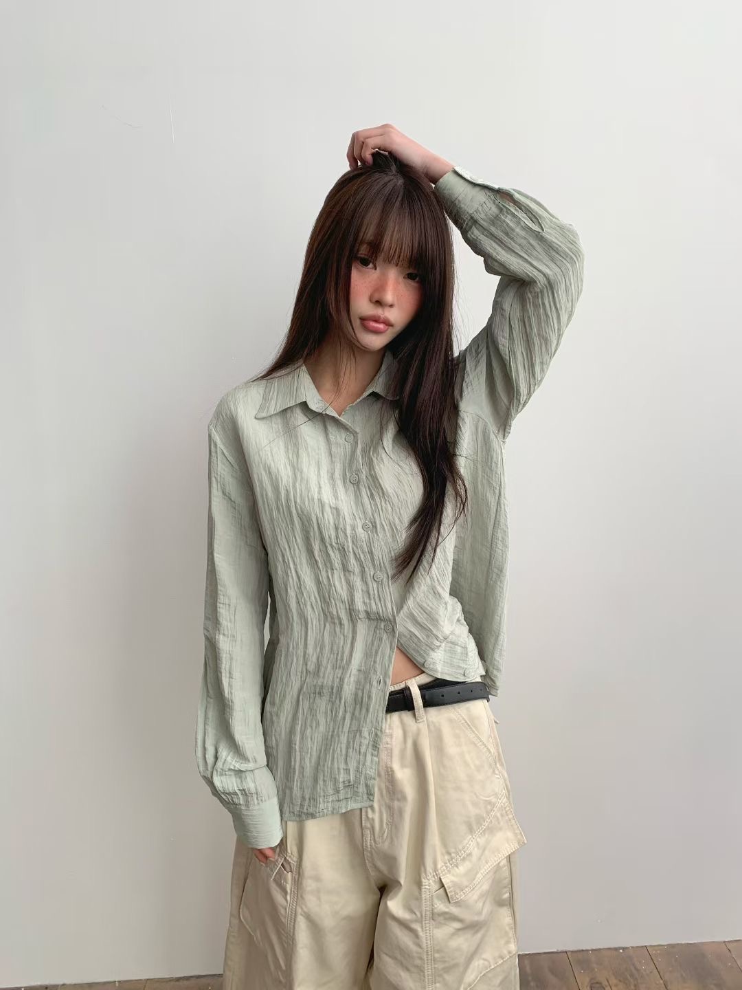 FORMAL韓國直郵女裝新品26春夏職業真品人氣熱賣襯衫蕾絲衫FORMAL襯衫/蕾絲衫