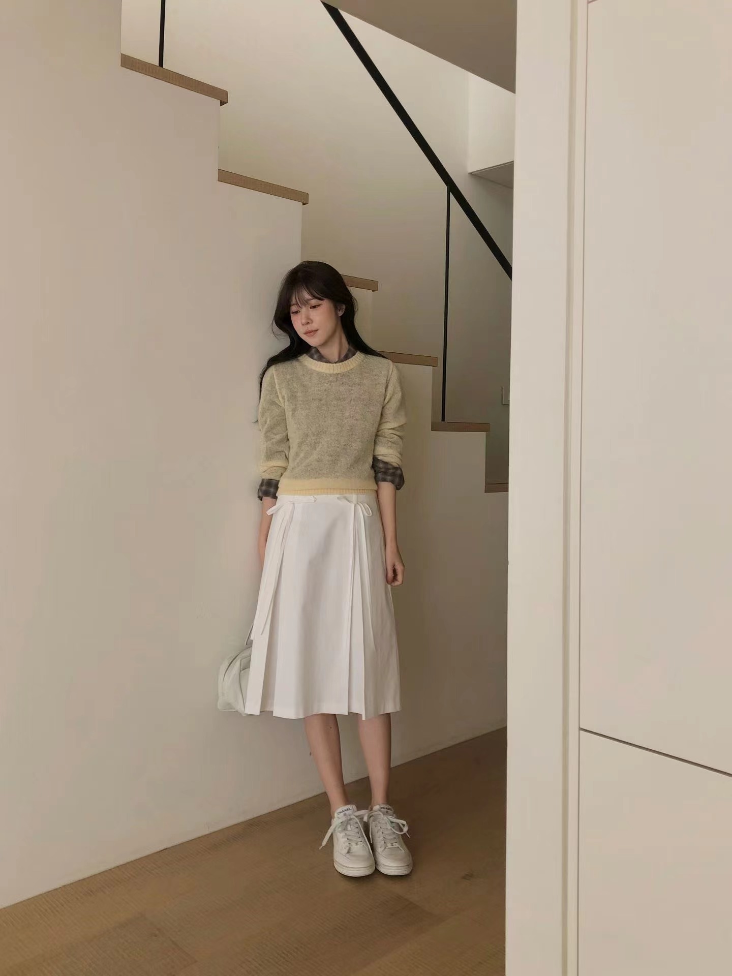 MIELLE-미엘르-OT韓國直郵女裝新款熱賣真品半身裙中短裙MIELLE-미엘르-OT半身裙/中短裙