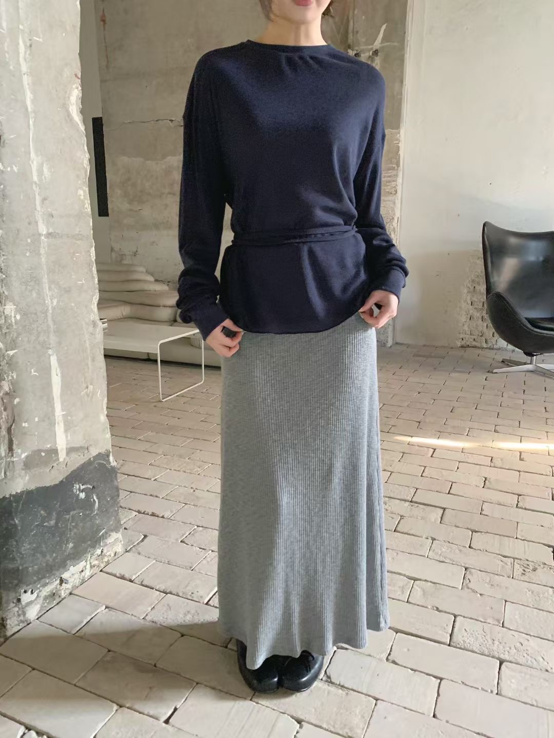 FORMAL韓國代購女士新品26春夏時尚人氣職業推薦休閑長裙FORMAL長裙圖色1