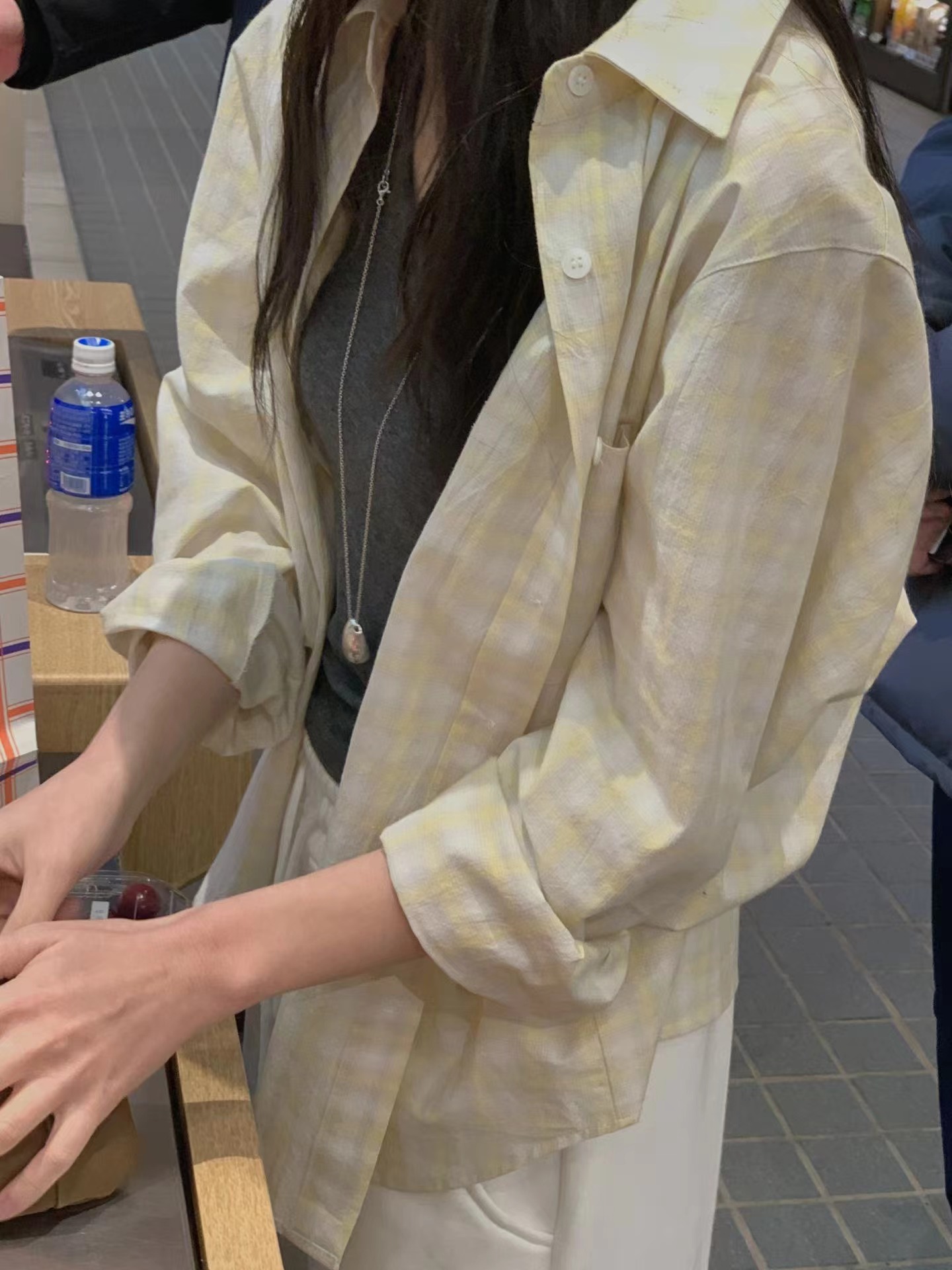 MIELLE-미엘르-OT東大門實拍女裝新款真品人氣襯衫蕾絲衫MIELLE-미엘르-OT襯衫/蕾絲衫圖色1