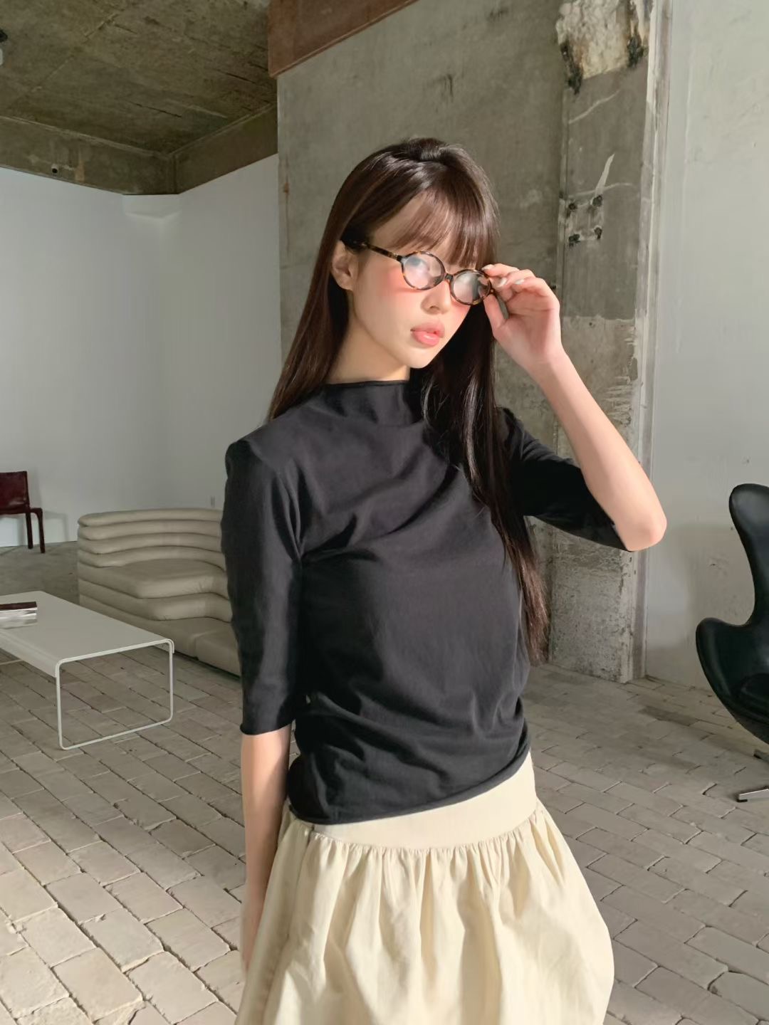 FORMAL東大門實拍女裝新款26春夏休閑推薦熱賣真品職業T恤FORMALT恤圖色4