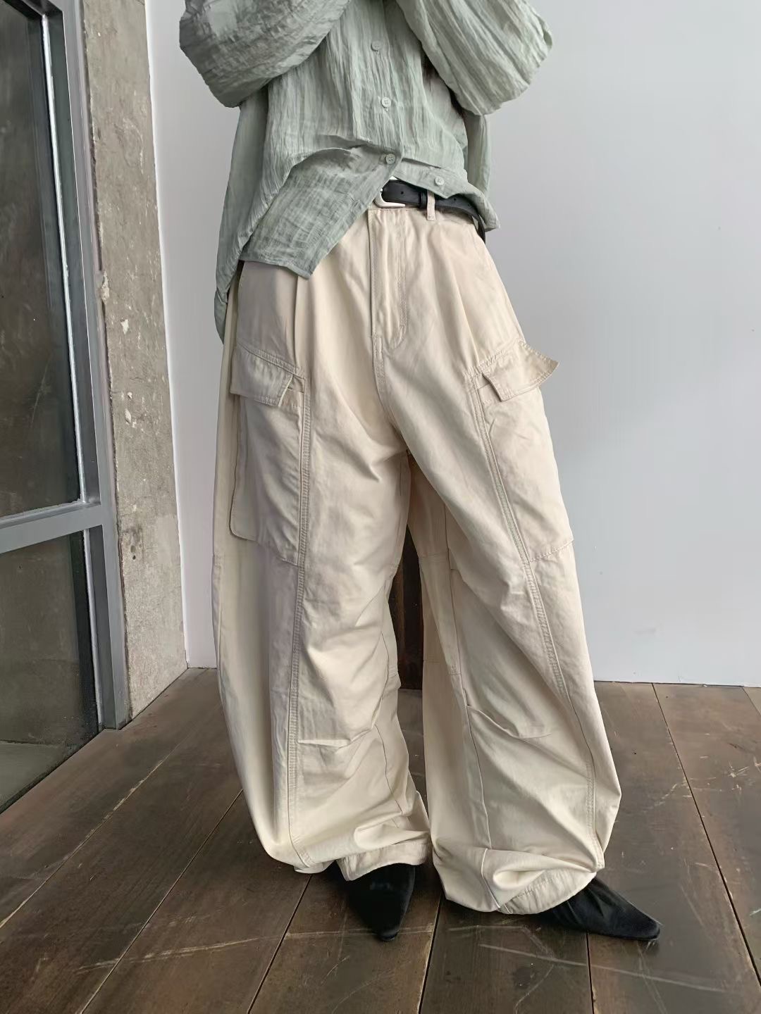 FORMAL韓國代購女士新款熱賣休閑時尚推薦休閑褲不含腰帶FORMAL休閑褲圖色1