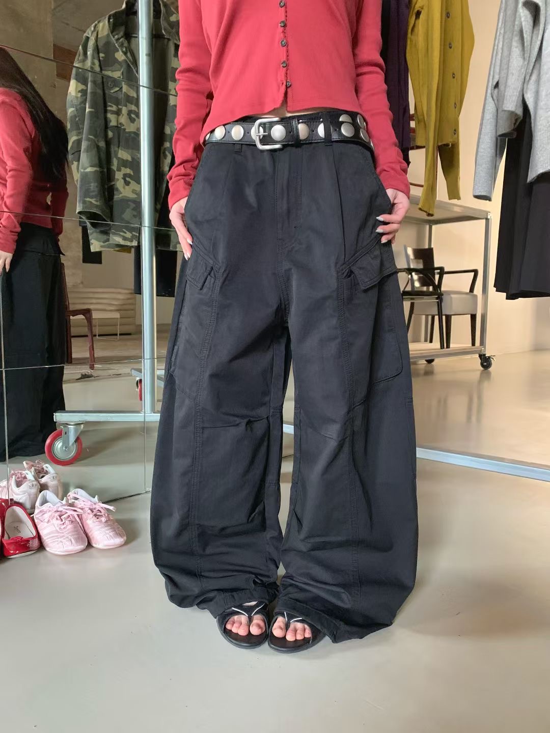 FORMAL韓國代購女士新款熱賣休閑時尚推薦休閑褲不含腰帶FORMAL休閑褲圖色3