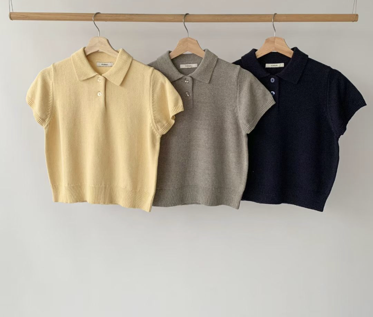 FORMAL東大門代購女裝新品真品人氣時尚職業26春夏針織衫紐扣FORMAL針織衫