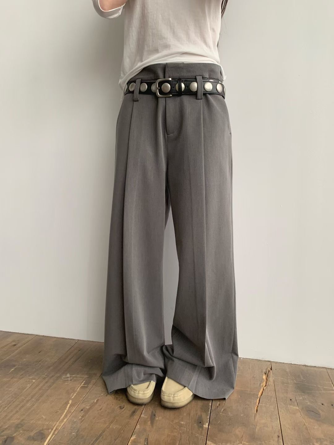 FORMAL韓國代購女裝新款26春夏人氣熱賣真品休閑褲不含腰帶FORMAL休閑褲圖色1