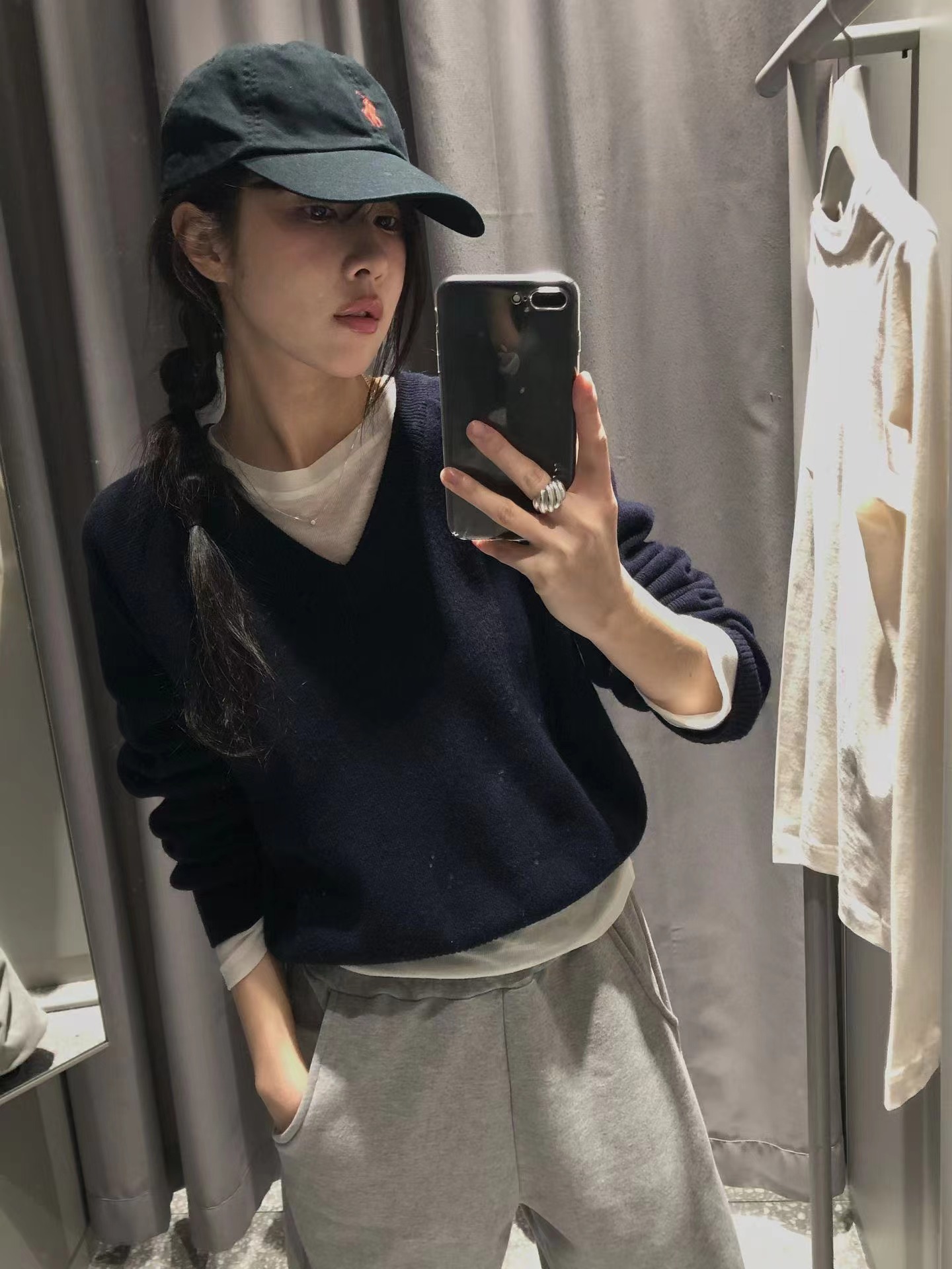 MIELLE-미엘르-OT東大門直郵女裝新品職業熱賣針織衫羅紋MIELLE-미엘르-OT針織衫圖色4