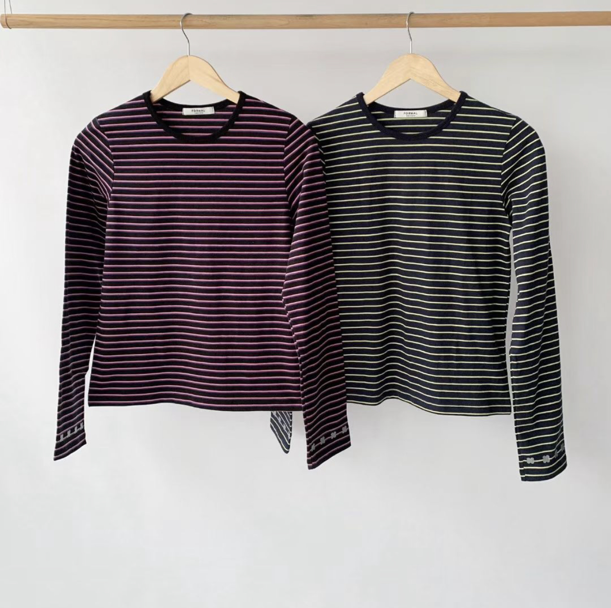 FORMAL韓國直郵女士新品真品職業休閑熱賣人氣時尚長袖T恤FORMAL長袖T恤