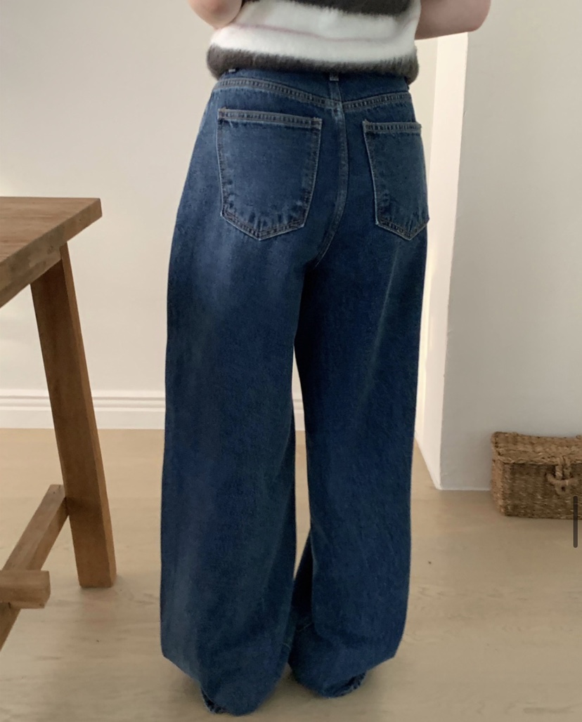 EOMPIT東大門實拍女士新款休閑人氣熱賣推薦職業26春夏牛仔褲EOMPIT牛仔褲