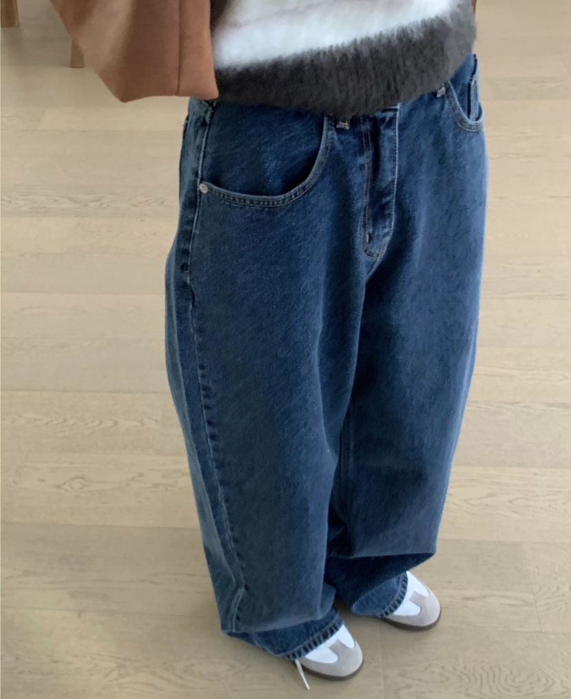 EOMPIT東大門實拍女士新款休閑人氣熱賣推薦職業26春夏牛仔褲EOMPIT牛仔褲