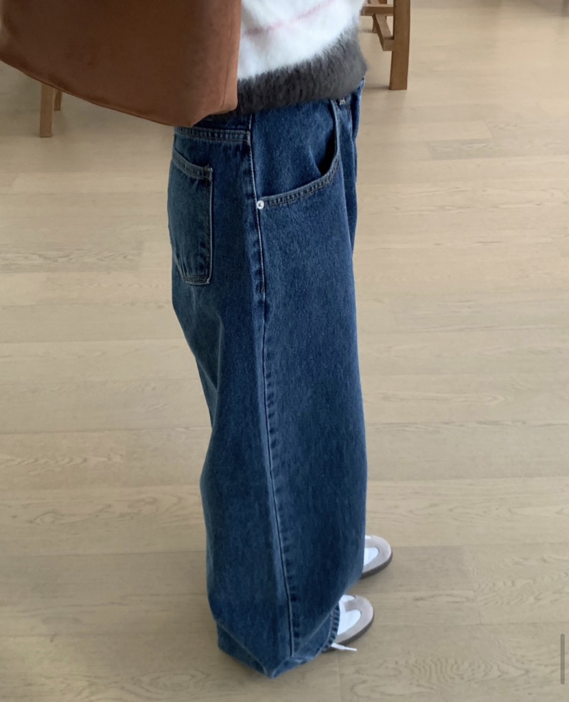 EOMPIT東大門實拍女士新款休閑人氣熱賣推薦職業26春夏牛仔褲EOMPIT牛仔褲