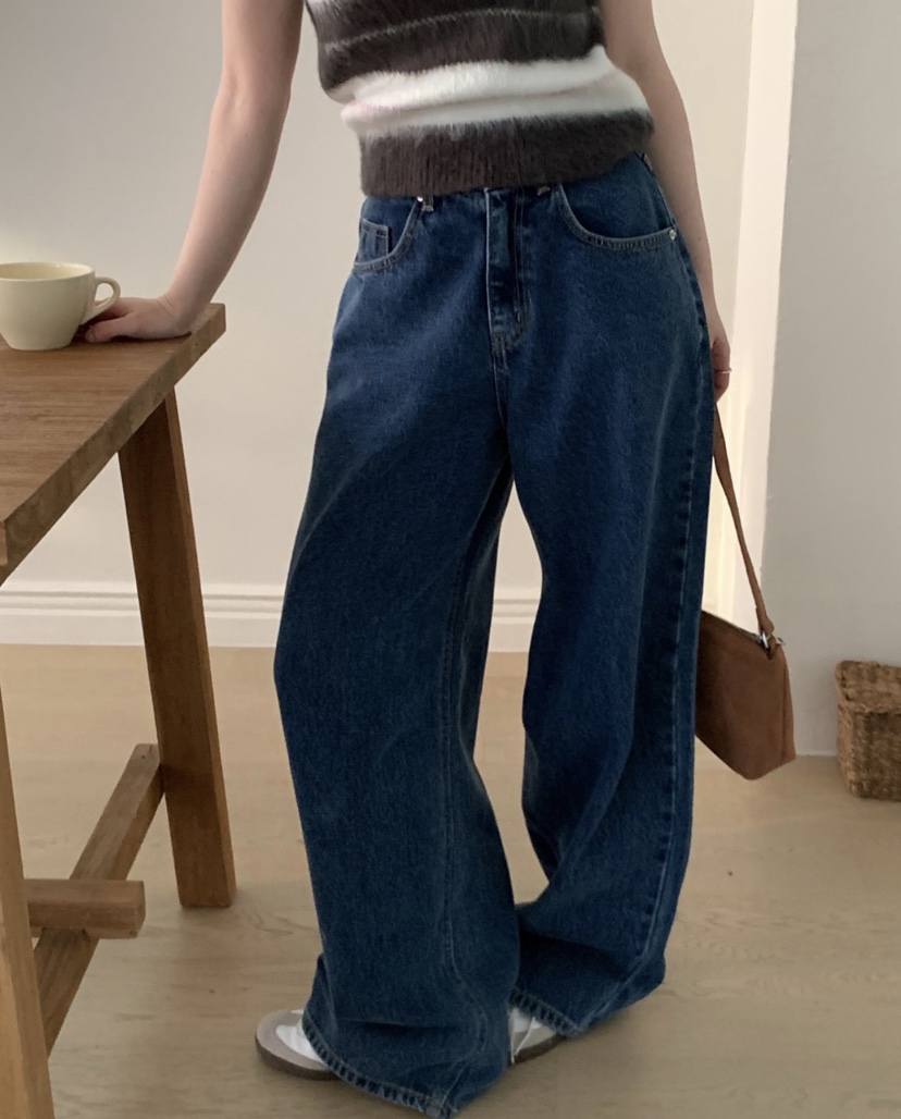 EOMPIT東大門實拍女士新款休閑人氣熱賣推薦職業26春夏牛仔褲EOMPIT牛仔褲圖色1