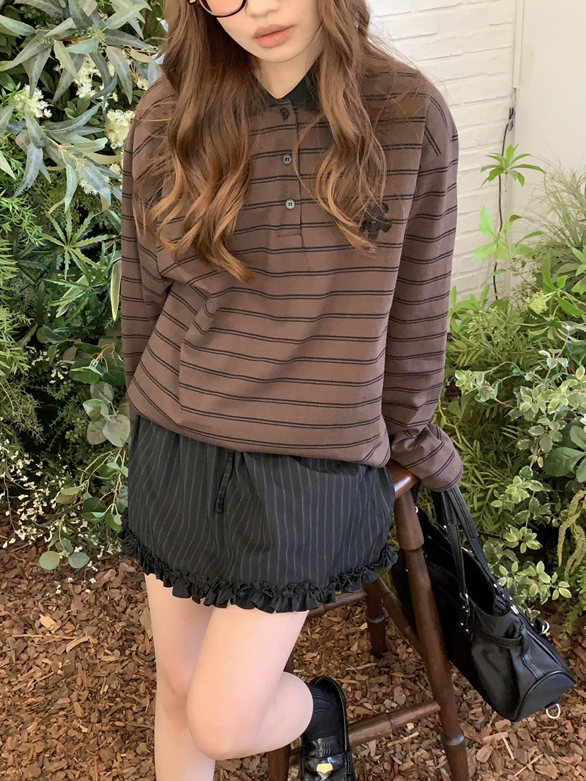 BEFORE SUNRISE韓國直郵女裝新品真品休閑推薦26春夏長袖T恤BEFORE SUNRISE長袖T恤