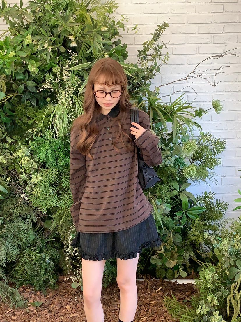 BEFORE SUNRISE韓國直郵女裝新品真品休閑推薦26春夏長袖T恤BEFORE SUNRISE長袖T恤