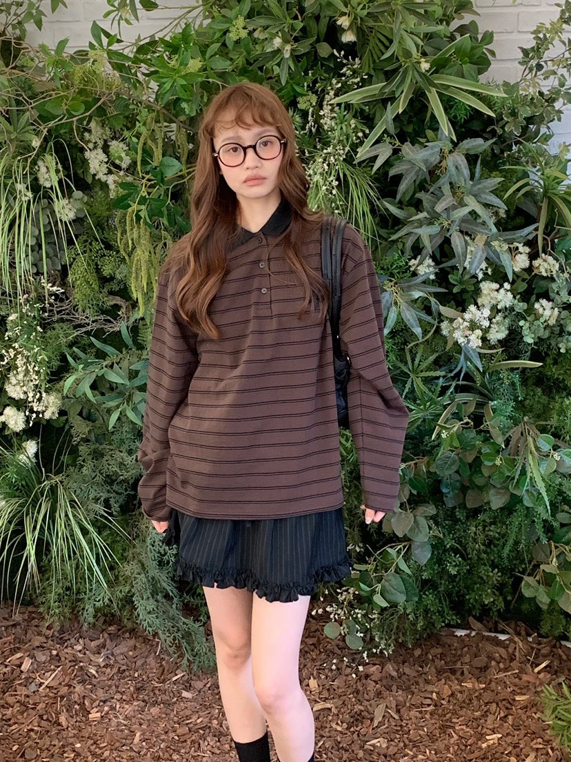 BEFORE SUNRISE韓國直郵女裝新品真品休閑推薦26春夏長袖T恤BEFORE SUNRISE長袖T恤