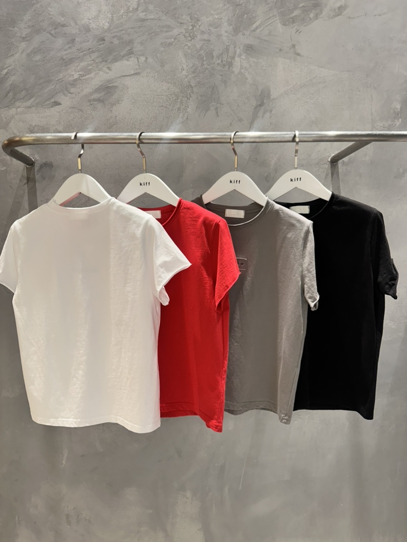 KIFF韓國代購女士新款推薦職業人氣26春夏休閑熱賣T恤刺繡KIFFT恤